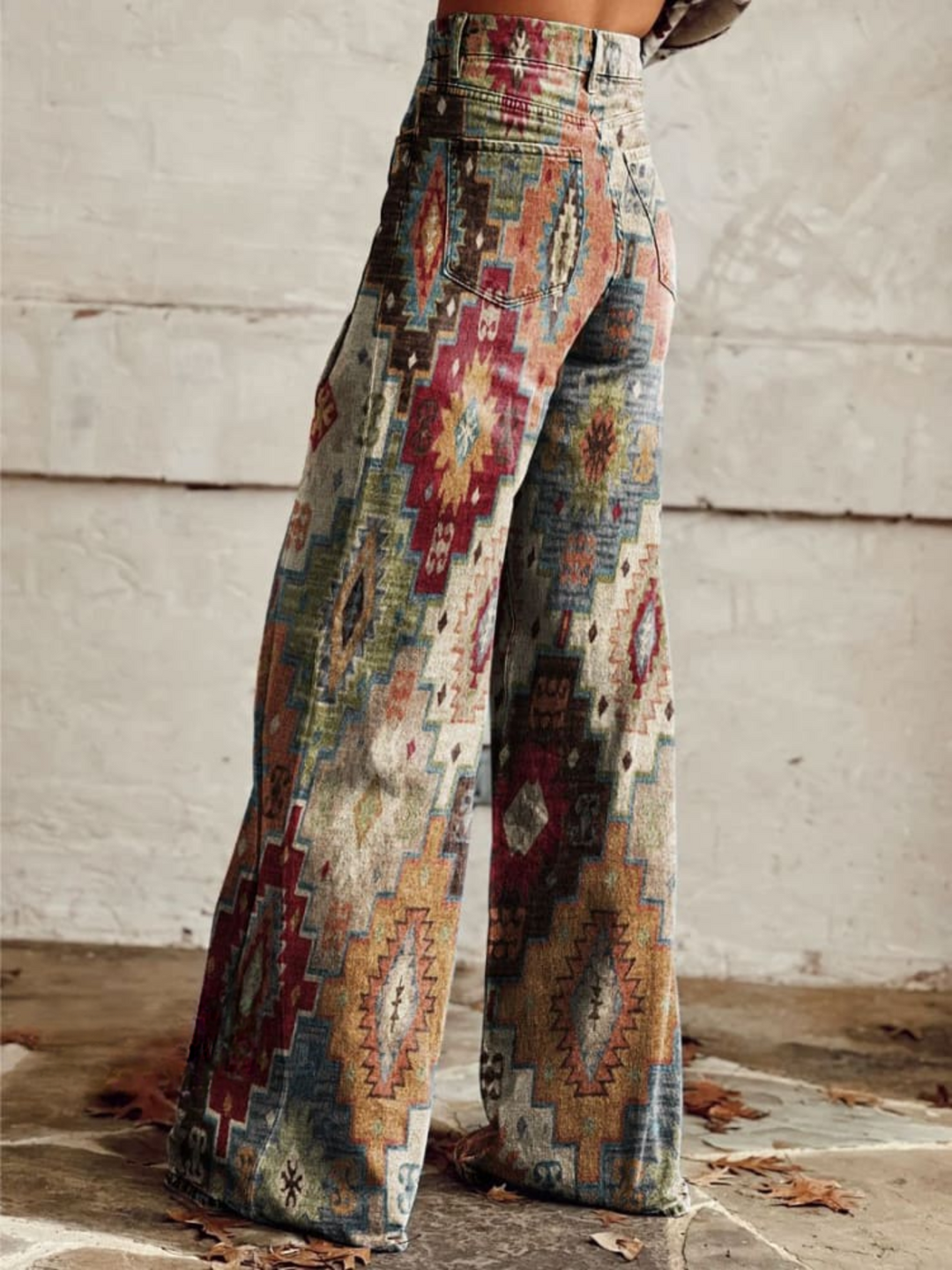 Denise | Pantaloni a zigzag retro