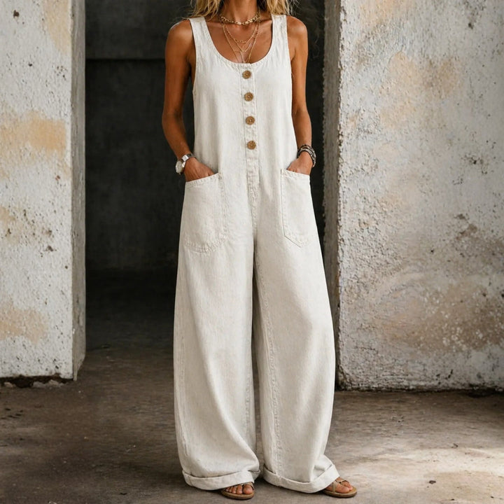 Letizia - Tuta in Cotone Stile Vintage
