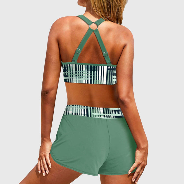 Janelle | Bikini a Vita Alta Pieghettato