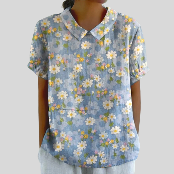 Top Floreale Confortevole ed Elegante