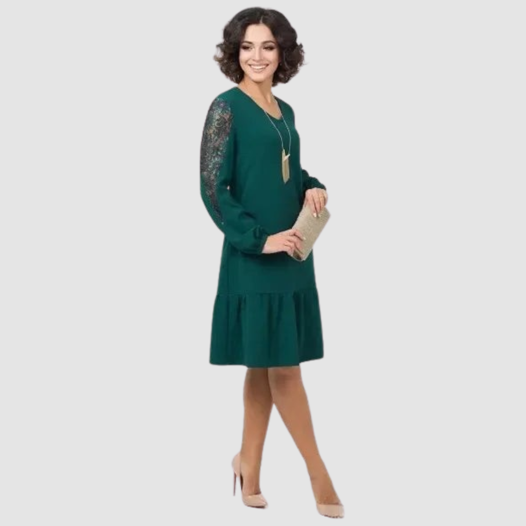 Hanna - Abito midi con pizzo