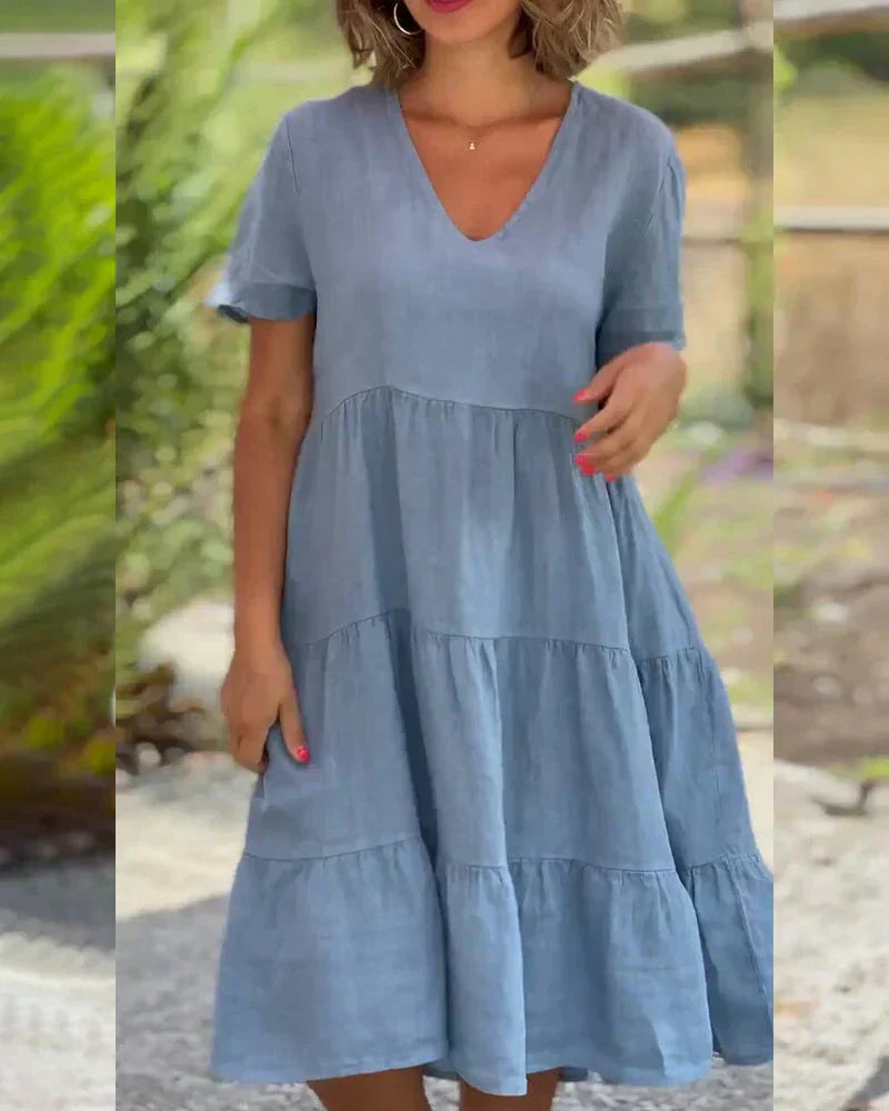 Bexley - Abito estivo casual con scollatura a V