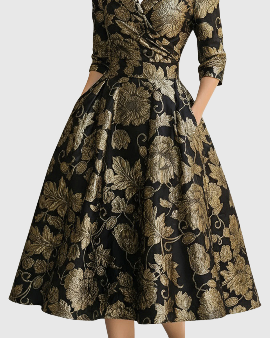 Irene - Vestito Midi a Fiori