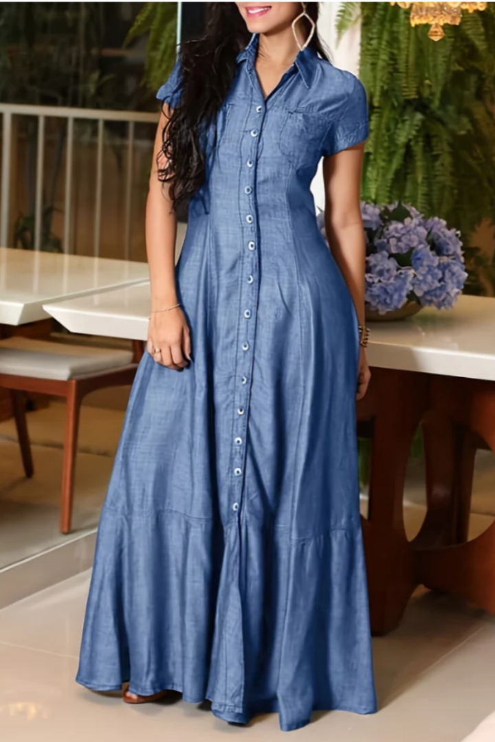 Matilde - Vestito Lungo in Jeans