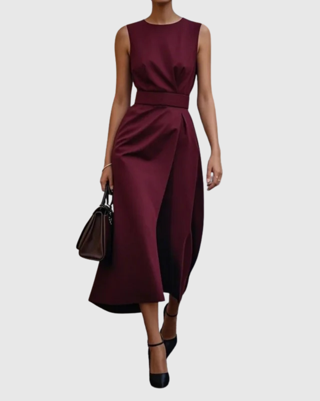 Frieda - Abito elegante con scollo rotondo