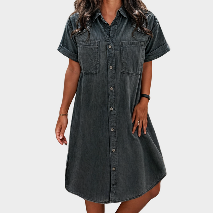 Isabella - Morbido vestito estivo in denim