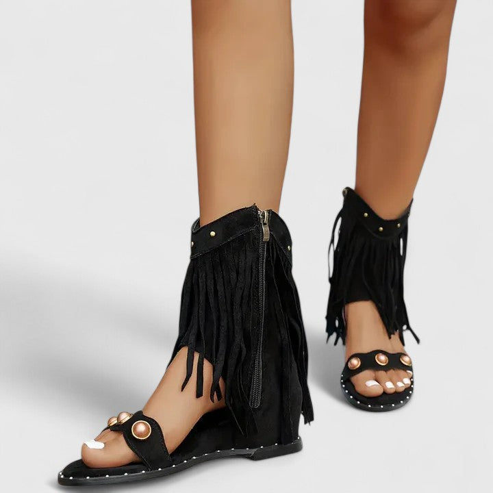 Eira - Sandali Chic con Frange