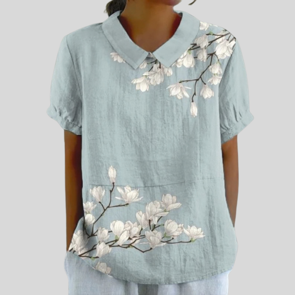 Top Floreale Confortevole ed Elegante