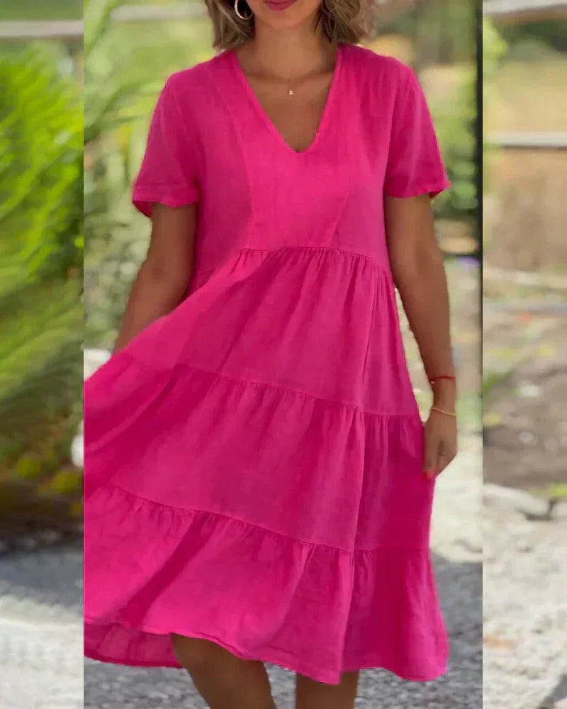 Bexley - Abito estivo casual con scollatura a V