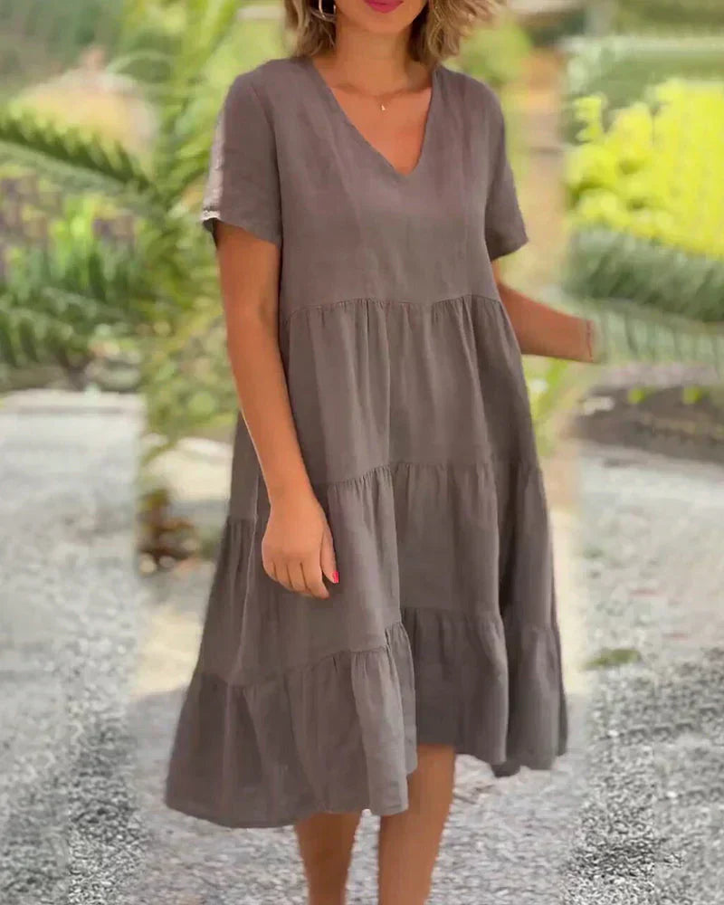 Bexley - Abito estivo casual con scollatura a V