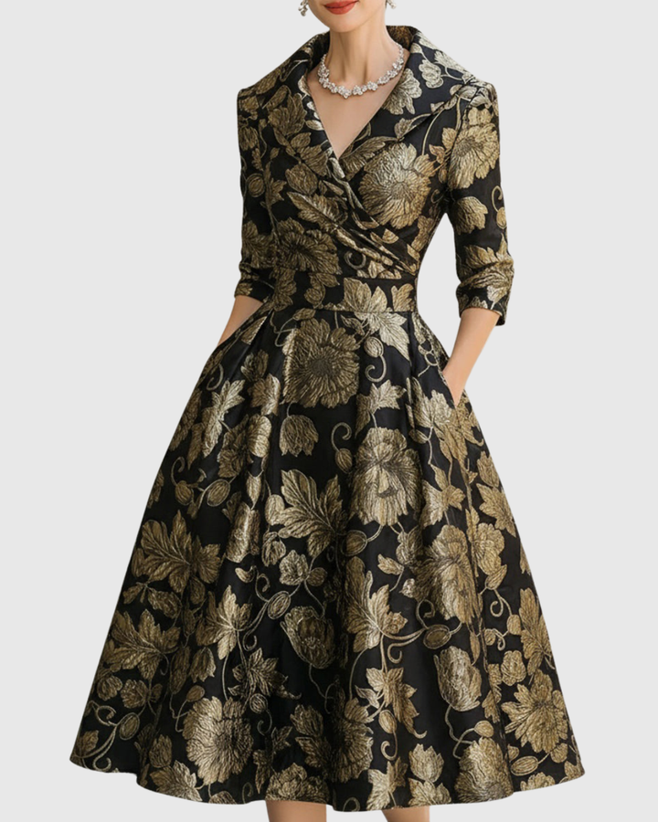 Irene - Vestito Midi a Fiori