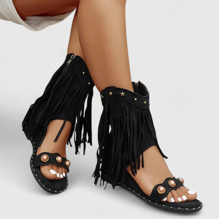 Eira - Sandali Chic con Frange