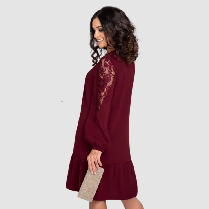 Hanna - Abito midi con pizzo