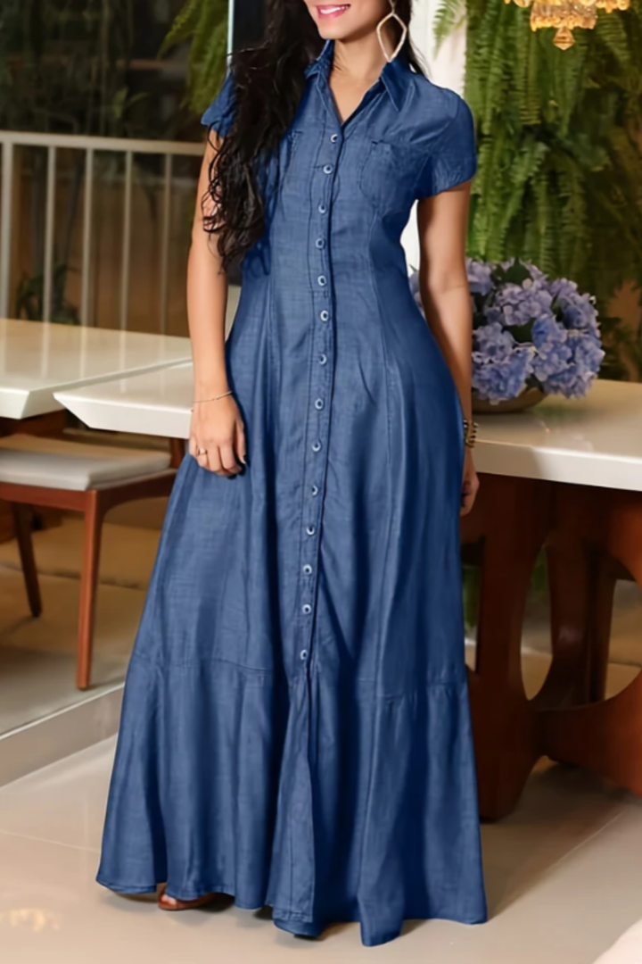 Matilde - Vestito Lungo in Jeans