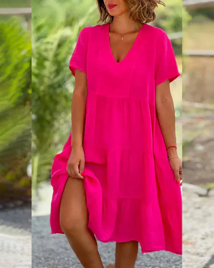 Bexley - Abito estivo casual con scollatura a V