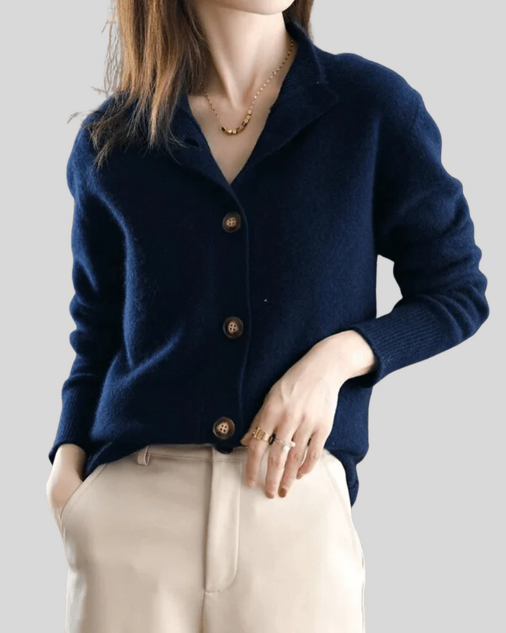Claire | Cardigan in Cashmere Stile Retrò