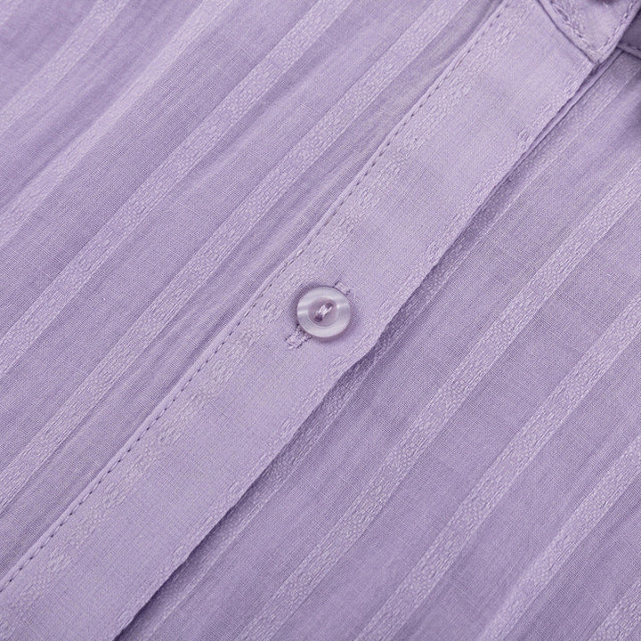 Viola - Completo Camicia Bottonata e Pantaloni Corti Arieggiati