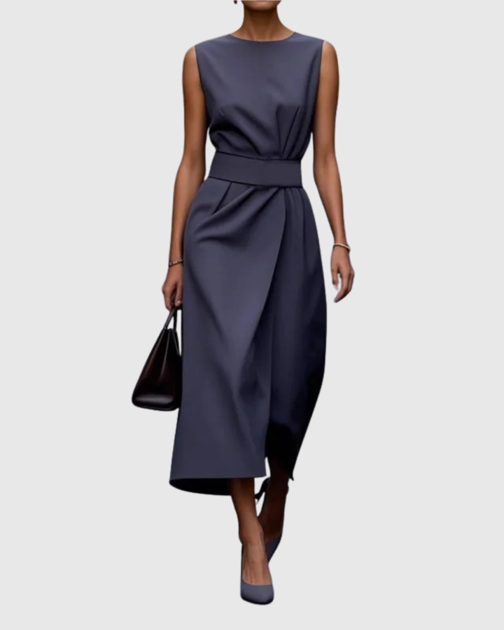 Frieda - Abito elegante con scollo rotondo