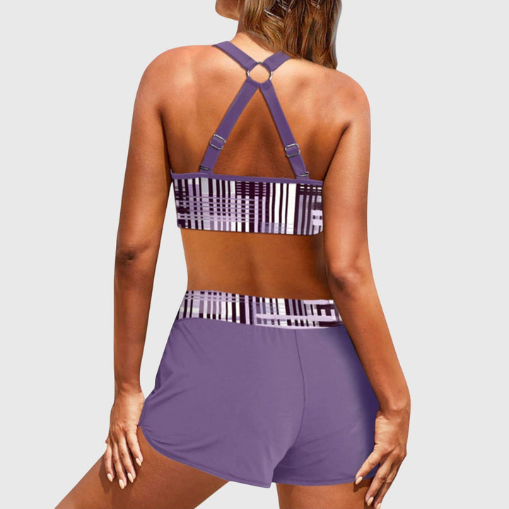 Janelle | Bikini a Vita Alta Pieghettato
