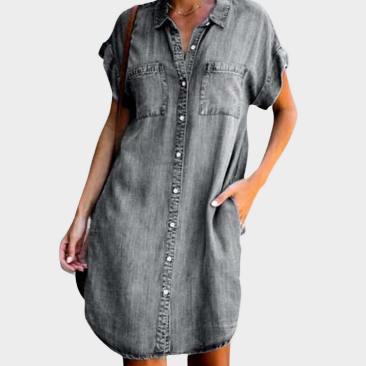 Beatrice - Abito in denim loose