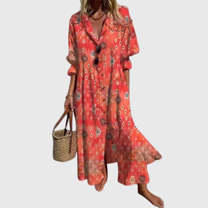 Zariah | Abito Maxi Bohemien Elegante