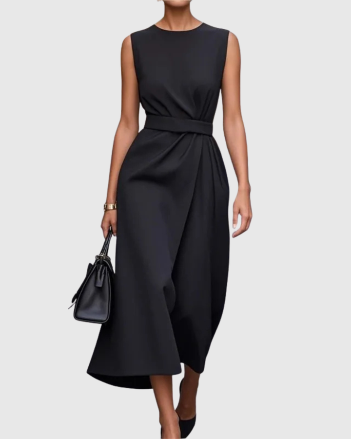Frieda - Abito elegante con scollo rotondo