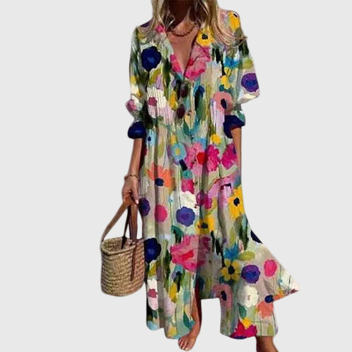 Zariah | Abito Maxi Bohemien Elegante