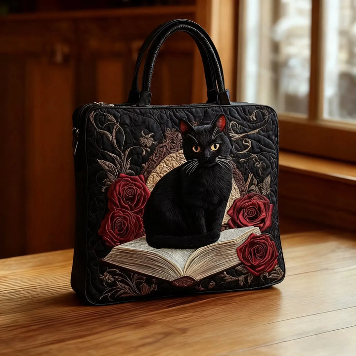 Borsa Artigianale - Gatto Nero e Libri