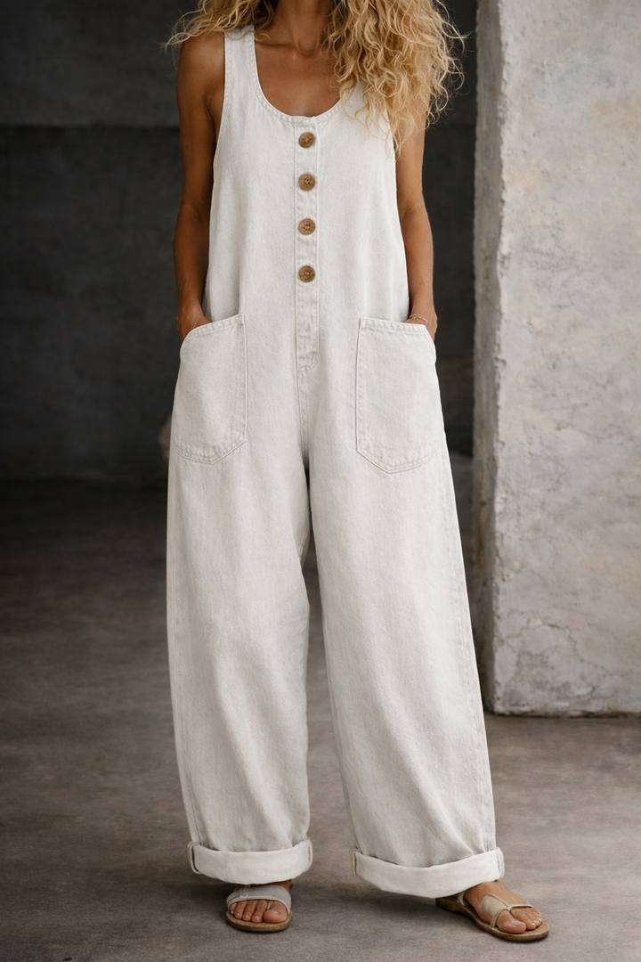 Letizia - Tuta in Cotone Stile Vintage