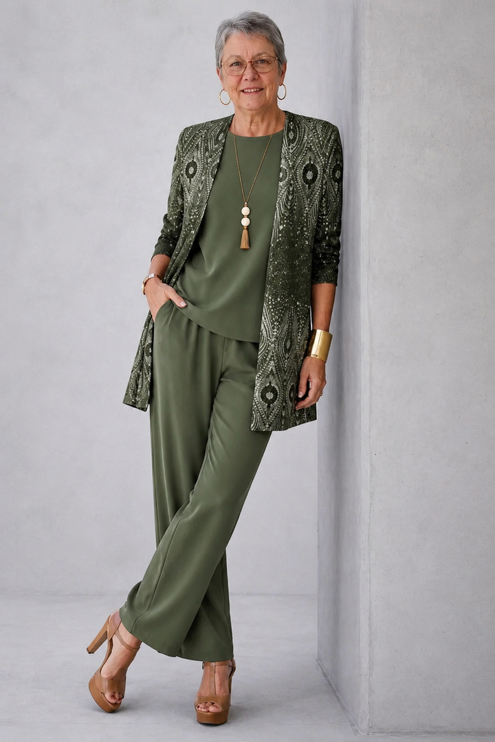 Carola | Elegante completo da donna in tre pezzi