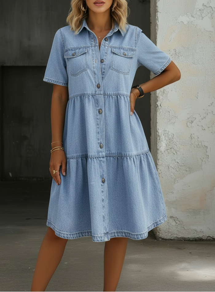 Patrizia - Abito Jeans Elegante e Casual
