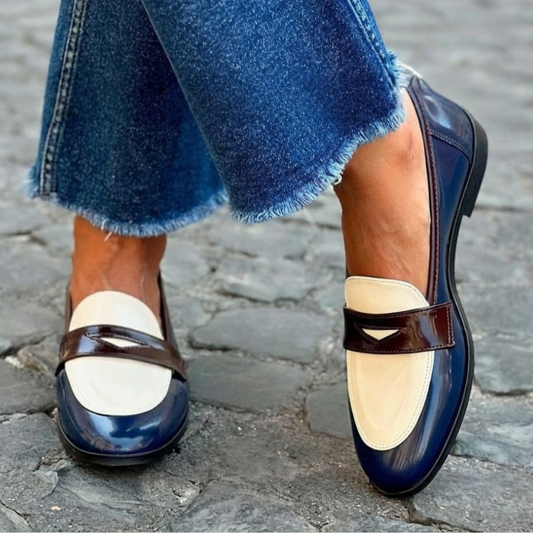 Claudia - Mocassini a Contrasto