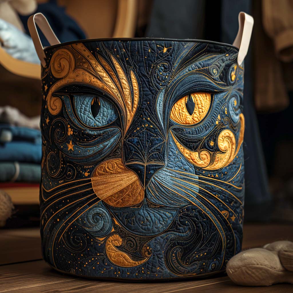Cesto della Biancheria Gatto Galattico