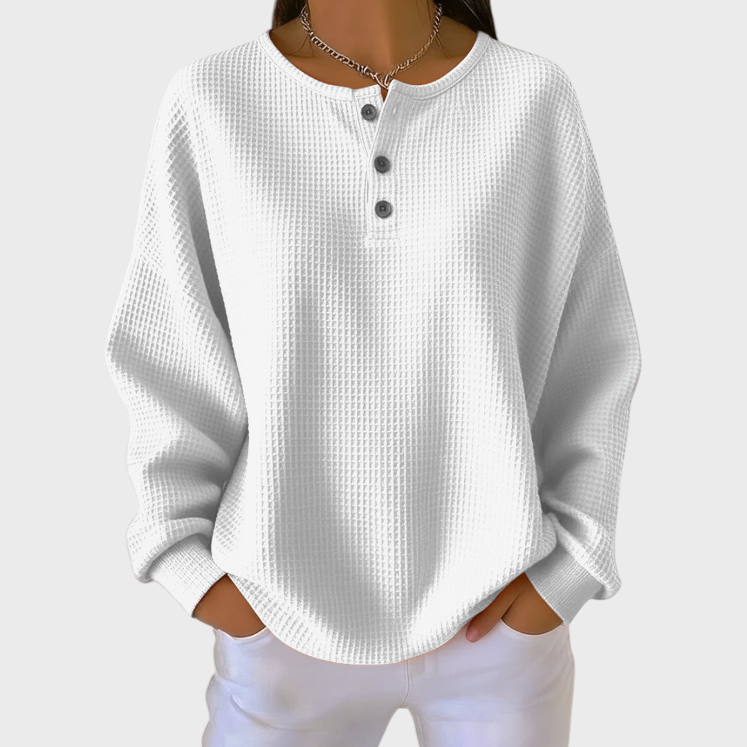 Luisa - Maglione in morbido knit a coste