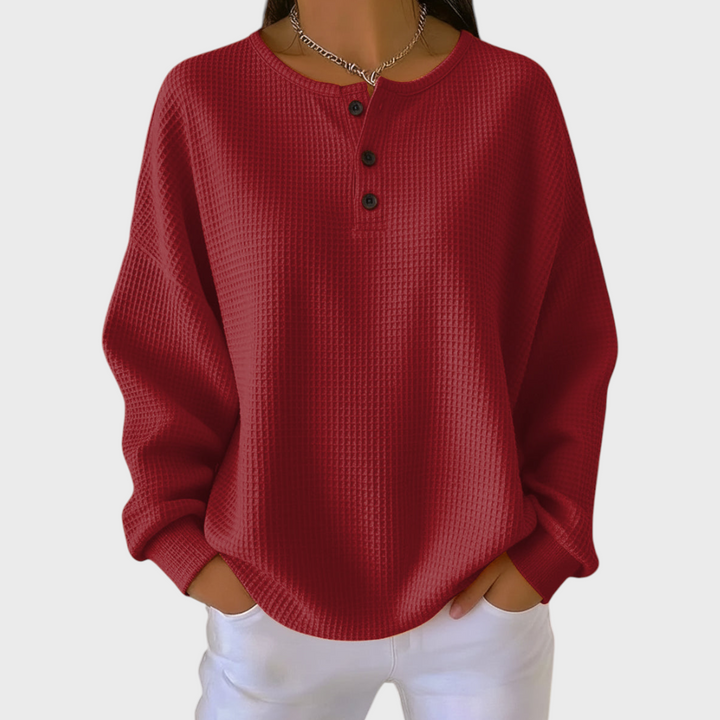 Luisa - Maglione in morbido knit a coste