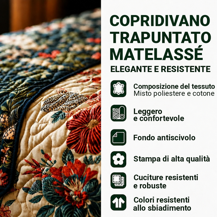 Mafalda | Copridivano Trapuntato Pupazzo di Neve con Sorriso