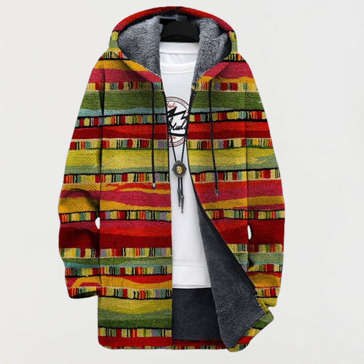 Emma | Cardigan con strisce etniche