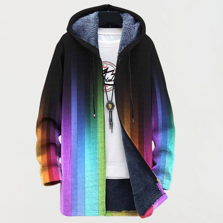 Ilaria | Giacca con sfumatura arcobaleno