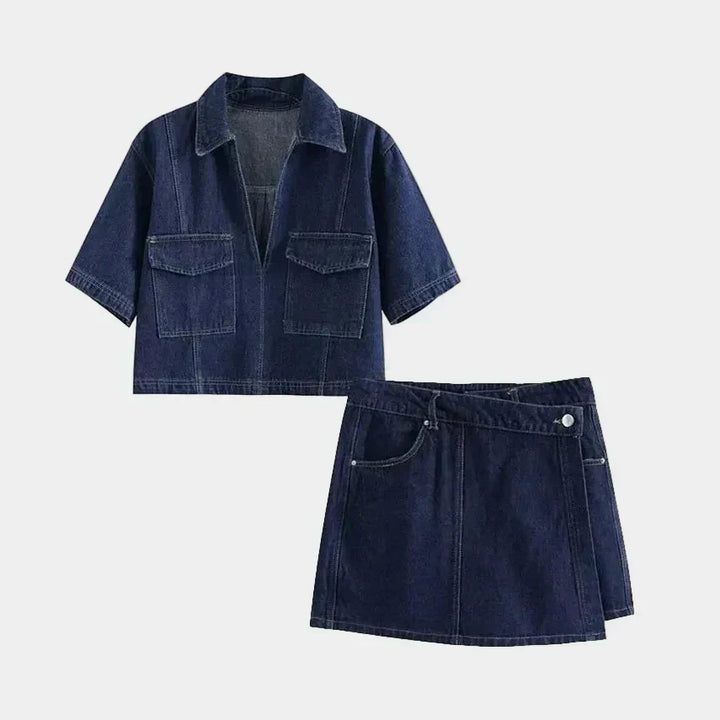 Agnese - Set di jeans con scollatura a V