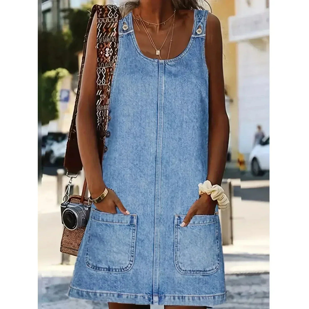 Jolanda - Abito Lungo in Denim