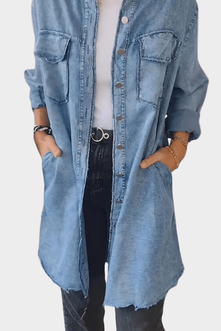 Ursula - Abito camicia in denim