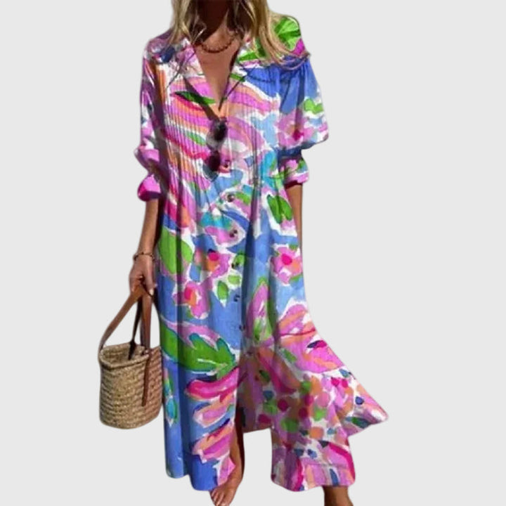 Zariah | Abito Maxi Bohemien Elegante
