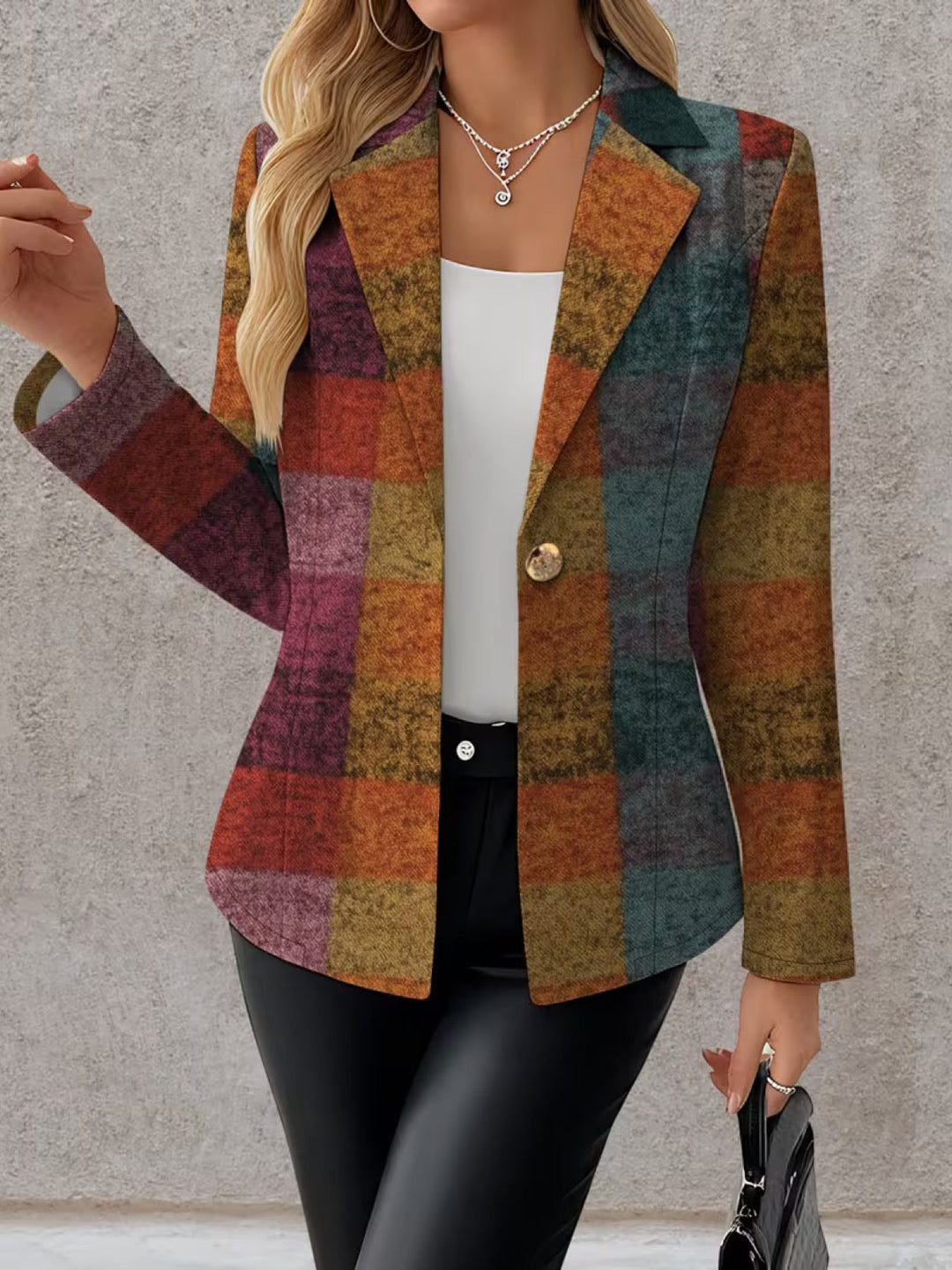 Emily | Blazer a quadri autunnale da donna