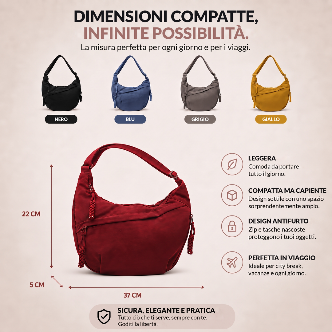 Firenze | Borsa a Spalla Grigia