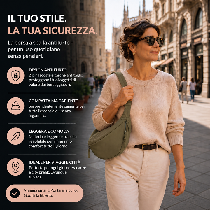 Firenze | Borsa a Spalla Grigia