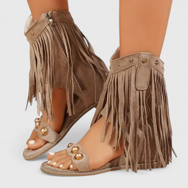 Eira - Sandali Chic con Frange