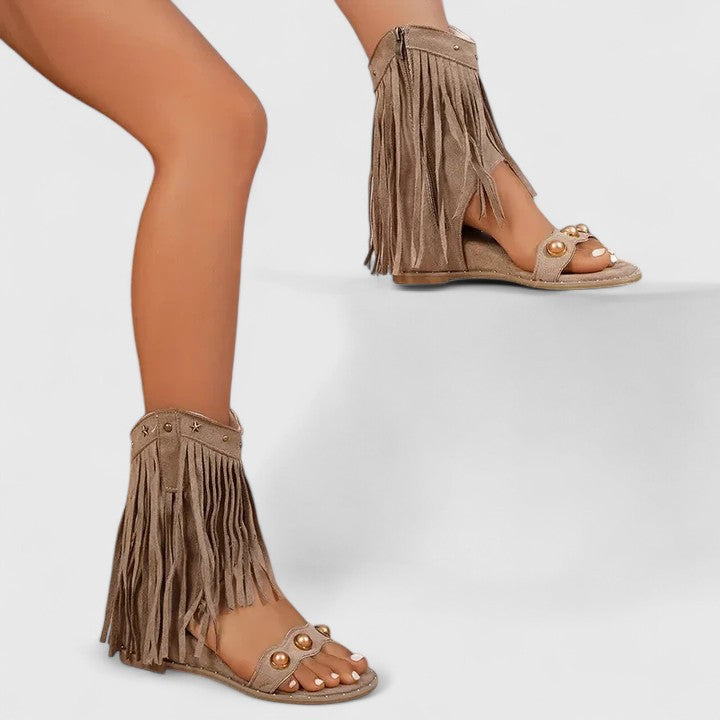 Eira - Sandali Chic con Frange