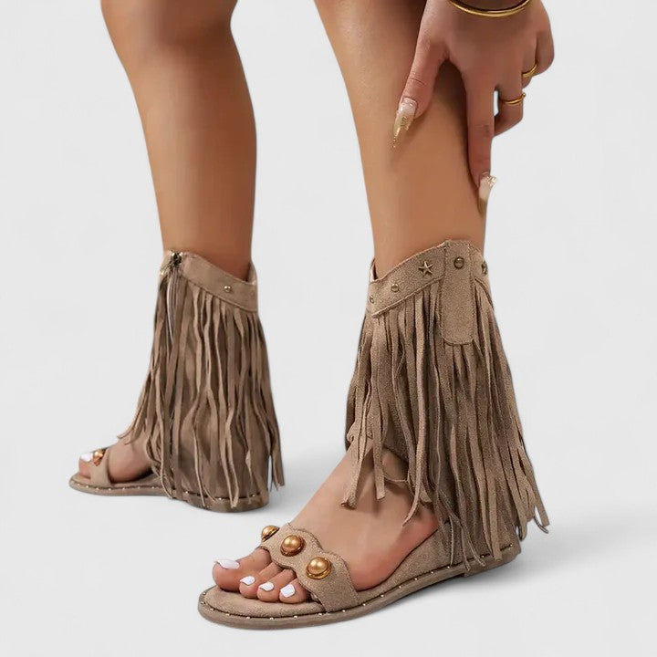 Eira - Sandali Chic con Frange