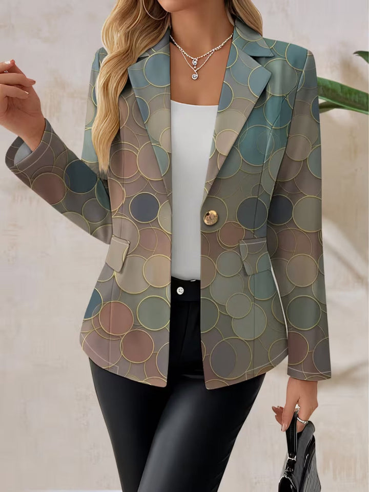 Chloe | Blazer da Donna Multicolore a Pois