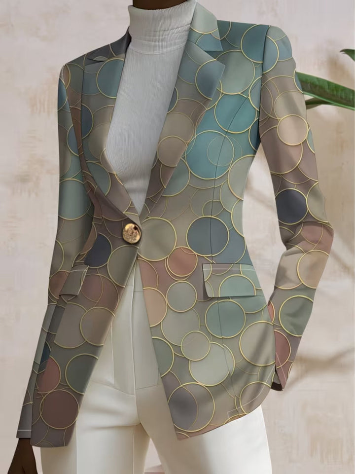 Chloe | Blazer da Donna Multicolore a Pois